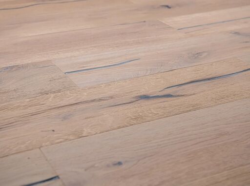 Blanko Budget Huelva, Engineered Oak Flooring, Smoked White, Distressed & Oiled, 220x15x1900mm