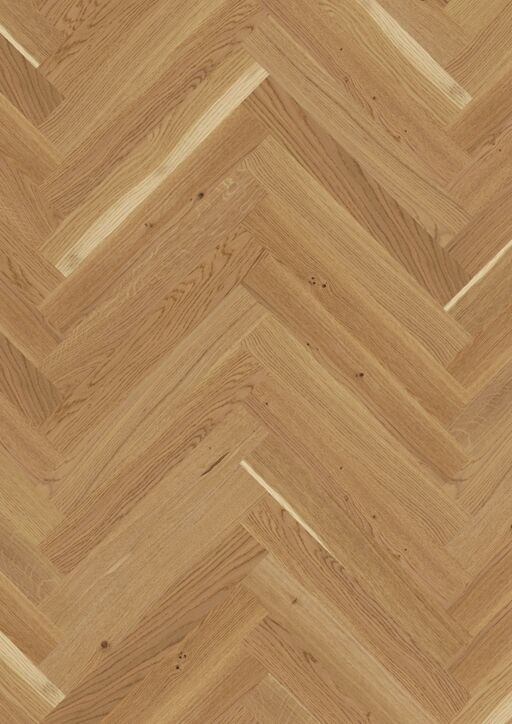 Boen Basic Oak 2 Layer Parquet Flooring, Matt Lacquered, 70x10x470mm