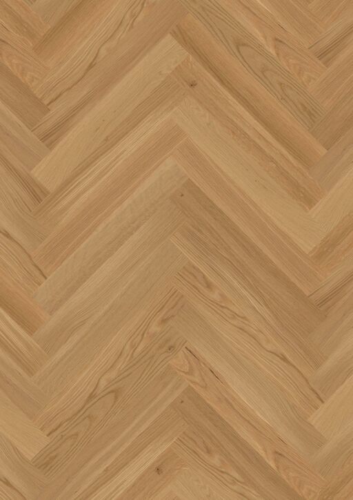 Boen Nature Oak Engineered 2 Layer Parquet Flooring, Matt Lacquer, 70x10x470 mm
