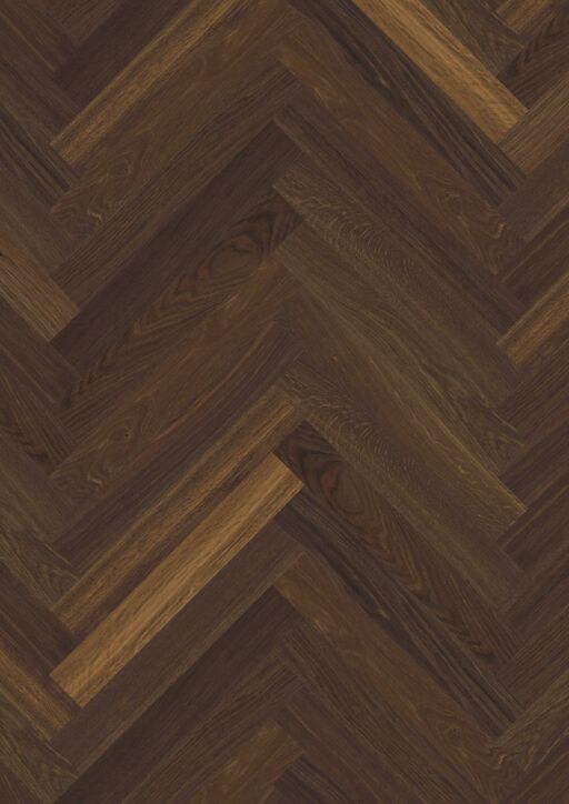 Boen Nature Smoked Oak Engineered 2 Layer Parquet Flooring, Matt Lacquer, 70x10x470 mm