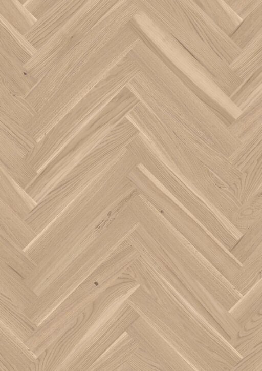 Boen Prestige Transparent White Structure Oak Engineered 2 Layer Parquet Flooring, Oiled, 70x10x470mm