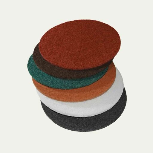Bona Buffing Cleaning Pads, Red, Pack of 5, 407 mm