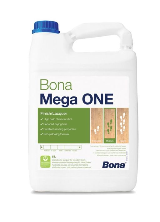 Bona Mega One, Extra Matt Varnish, 5L