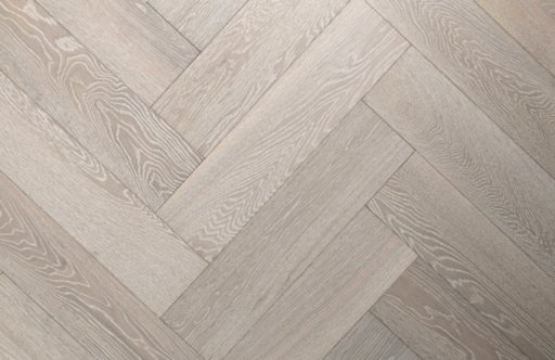 Evolve Herringbone Engineered White Oak Flooring, Brushed, Oiled 150x14x600 mm