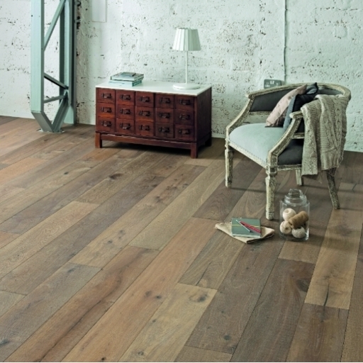 Elka Rural Oak Engineered Flooring, Brushed, 189x14x1860 mm