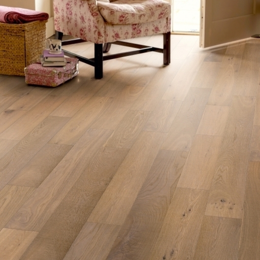 Elka Native Oak Hand Sawn Engineered Flooring, Brushed & Oiled, 150x18xRL mm