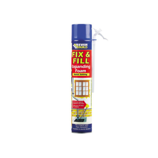 Everbuild Fix & Fill Expanding Foam, 750 ml