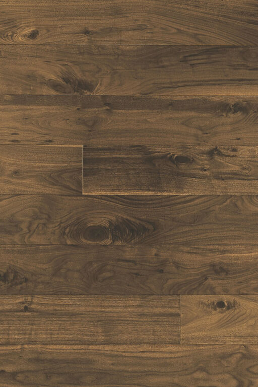 Elka American Black Walnut Engineered Flooring, Rustic, Lacquered, 150x18xR mm
