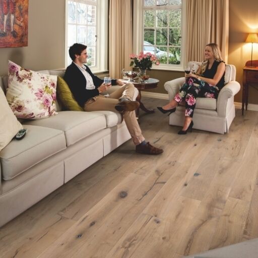 Elka Autumn Oak Smoked Hand Knotted Engineered Wood Flooring, Oiled, 189x20x1860 mm