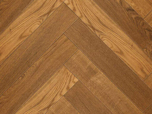 Elka Honey Smoked Oak Herringbone Engineered Flooring, 120x14x600mm