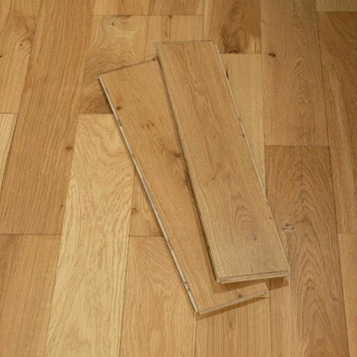 Evergreen Oxford Engineered Oak Flooring, Natural, Brushed & Oiled, 125x14xRLmm