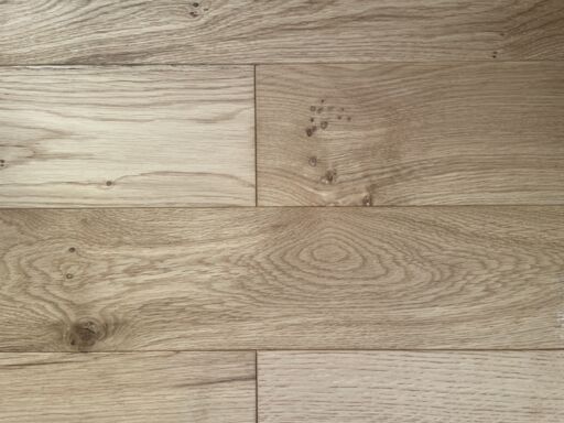 Evolve American Engineered Oak Flooring, Natural, Brushed & Lacquered, 100x18x500 mm