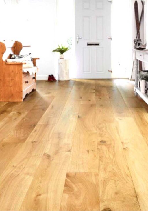 Evolve American Engineered Oak Flooring, Natural, Brushed & Oiled, 240x20x1900 mm