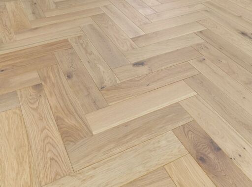 Evolve Mayfair, Engineered Oak Flooring, Herringbone, Invisible Oiled, 90x15x400mm