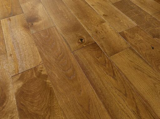 Evolve Richmond, Engineered Oak Flooring, Golden Brushed & Lacquered, RLx190x14mm