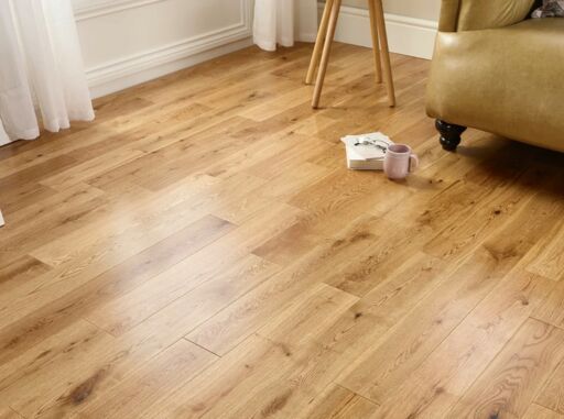 Evolve Richmond, Engineered Oak Flooring, Natural Lacquered, 125x14xRL mm.