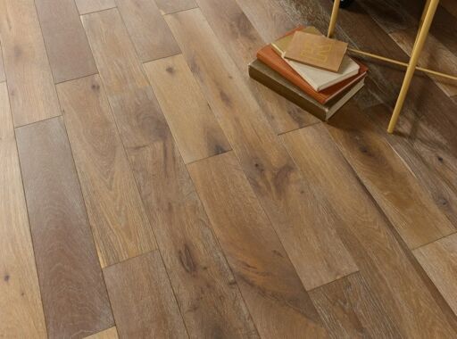 Evolve Richmond, Engineered Oak Flooring, Smoked Grey, Brushed & Hard Wax Oiled, 125x14xRL mm.