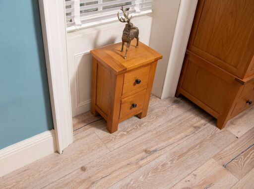 Evolve Wandsworth, Engineered Oak Flooring, Grey, Distressed & Oiled, 220x15x1900 mm.