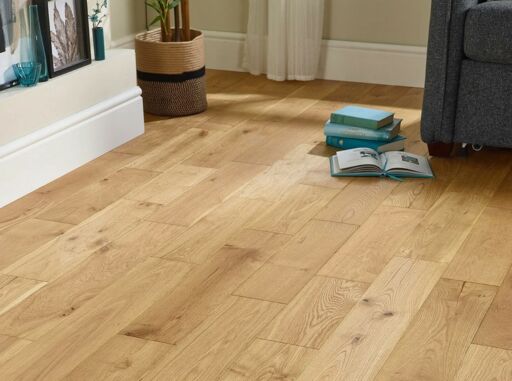 Evolve Westminster, Engineered Oak Flooring, Natural Brushed & Oiled, 150x18xRL mm.