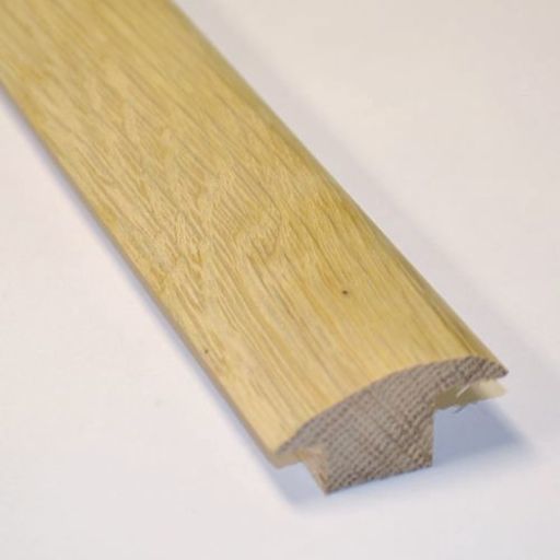 Traditions Solid Oak Wood-To-Carpet Threshold, Lacquered, 90 cm