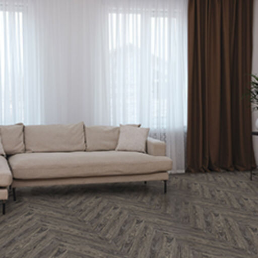 GO SPC KA8024HB Walnut Herringbone, 600x150x5.5mm