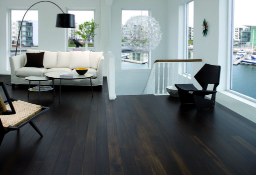 Junckers Black Oak Boulevard Solid Wood Plank Flooring, Untreated, Harmony, 185x20.5 mm