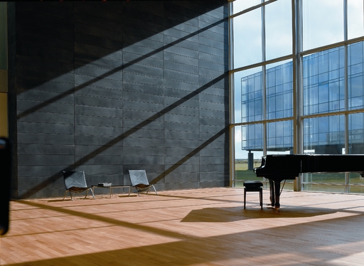 Junckers Light Ash Solid 2-Strip Wood Flooring, Silk Matt Lacquered, Variation, 129x22 mm