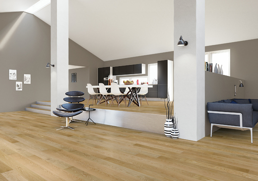 Junckers Nordic Oak Solid Wood Flooring, Ultra Matt Lacquered, Classic, 140x20.5mm
