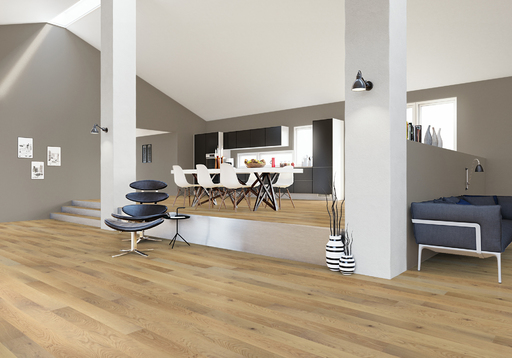 Junckers Nordic Oak Solid Wood Flooring, Ultra Matt Lacquered, Harmony, 140x20.5mm