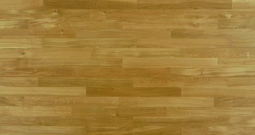 Junckers Solid Oak 2-Strip Flooring, Silk Matt Lacquered, Classic, 129x22mm