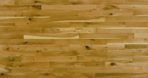 Junckers Solid Oak 2-Strip Flooring, Silk Matt Lacquered, Variation, 129x14mm