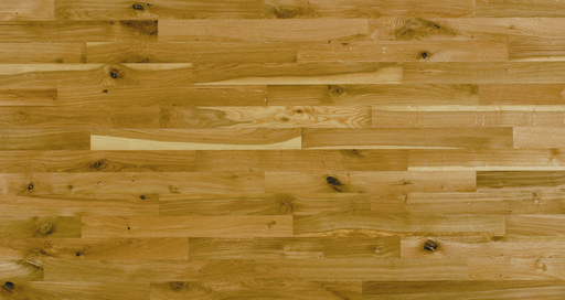 Junckers Solid Oak 2-Strip Flooring, Silk Matt Lacquered, Variation, 129x22 mm