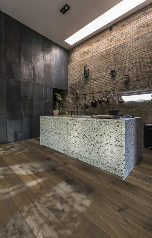 Kahrs Boardwalk, Ombra Engineered Oak Flooring, Light Smoked, Brushed & Oiled, 187x15x2420mm