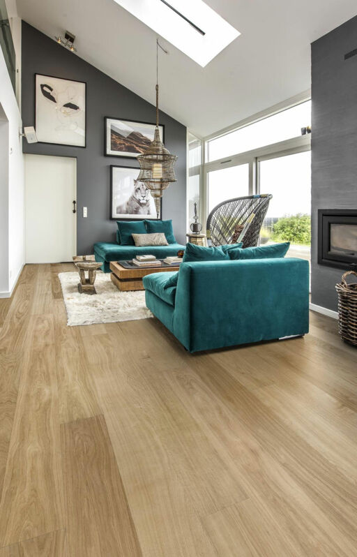 Kahrs Dublin Oak Engineered Wood Flooring, Oiled, 187x3.5x15mm
