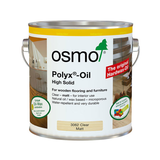 Osmo Polyx-Oil Hardwax-Oil, Original, Matt Finish, 2.5L