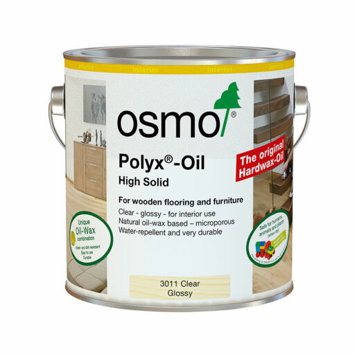 Osmo Polyx-Oil Original, Hardwax-Oil, Clear Glossy, 5ml Sample