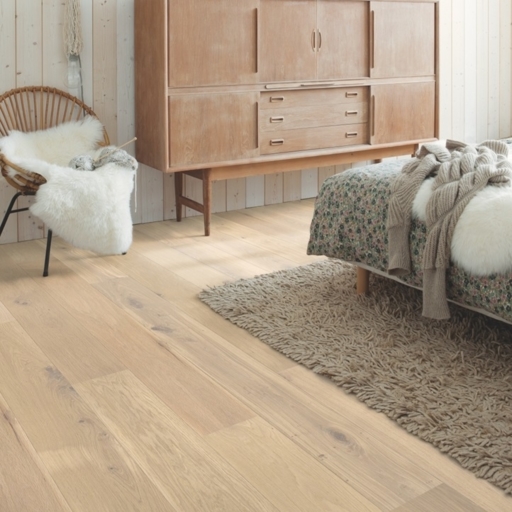 QuickStep Palazzo Oat Flake White Oak Engineered Flooring, Oiled, 190x13.5x1820 mm