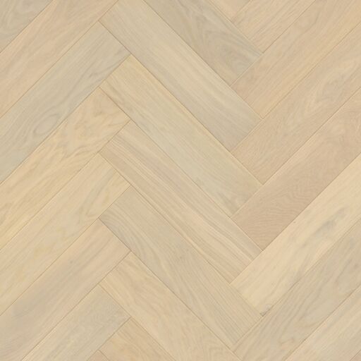 QuickStep Disegno Creamy Oak Engineered Parquet Flooring, Extra Matt Lacquered, 145x13.5x580 mm