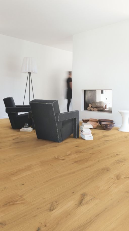 QuickStep Imperio Grain Oak Extra Matt Engineered Flooring, Matt Lacquered, 220x13.5x2200 mm