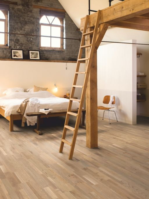 QuickStep Variano Champagne Brut Oak Engineered Flooring, Oiled, Multi-Strip, 190x14x2200 mm