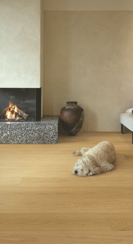 Quickstep Cala Leather Oak Engineered Flooring, Brushed & Extra Matt Lacquered, 220x13x2200mm