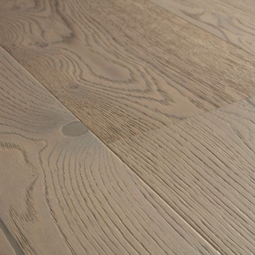 Quickstep Compact Grande Cotton Grey Oak Engineered Flooring, Deep Brushed & Extra Matt Lacquered, 190x12.5x1820 mm