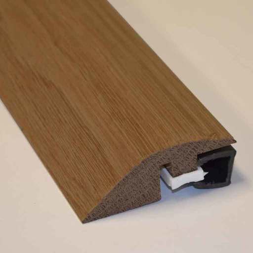 Solid Smoked Oak Reducer Threshold, Lacquered, 90 cm