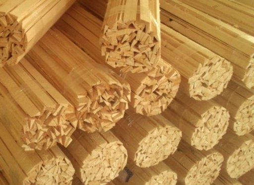 Pine Wood Slivers, 50 pcs, 4-6 mm