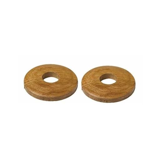 Solid Oak Pipe Surrounds (Pipe Ferrule) Lacquered, 15 mm, Pair