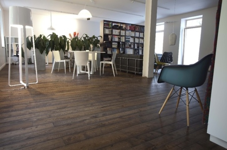 Tradition Ebony Engineered Oak Flooring, Brushed, Oiled, 180x14.5mm