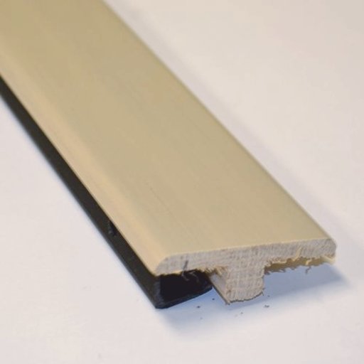 Solid White Oak T-Shaped Threshold, Lacquered, 90 cm