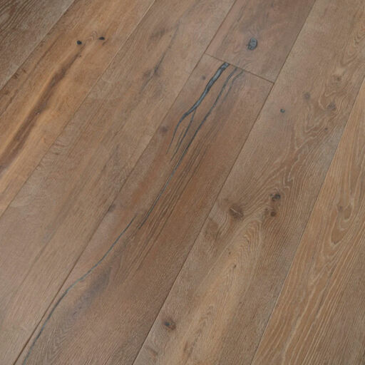 Tradition Antique Engineered Oak Flooring, Distressed, Brushed, Smoked White Oiled, 220x15x2200 mm