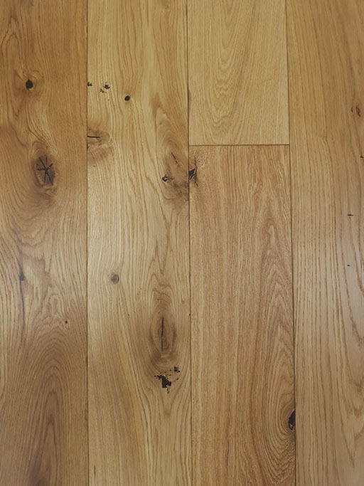 Tradition Classics Oak Engineered Flooring, Rustic, Brushed, Matt Lacquered, 125x14x1200 mm