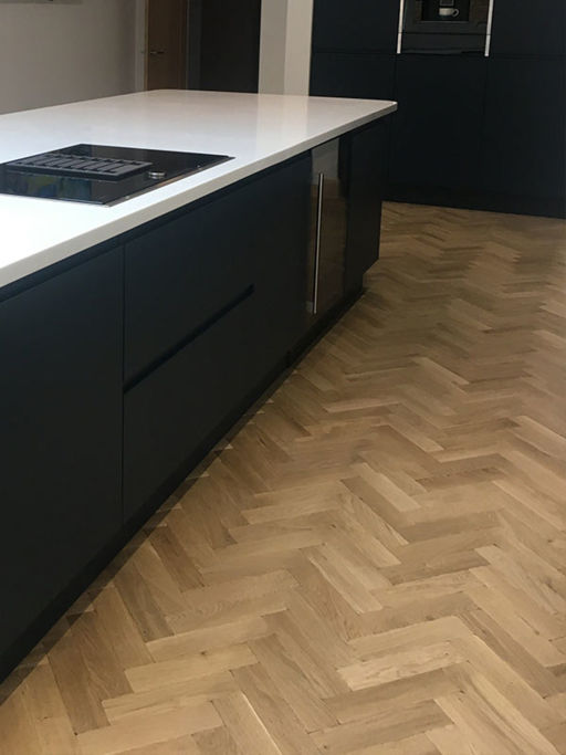 Tradition Classics Solid Oak Parquet Flooring Blocks, Tumbled, Unfinished, Rustic, 70x22x280 mm